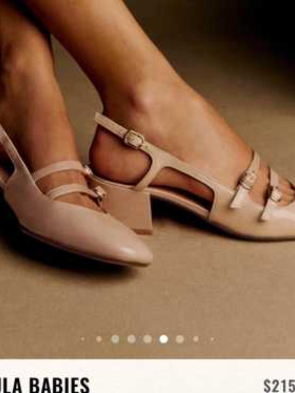 Sezane Paula Babies in Nude Vernis, size 40 - Picture 2 of 6